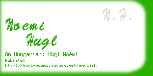 noemi hugl business card
