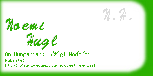 noemi hugl business card